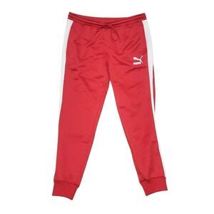 Puma Iconic T7 Track Pants Men's 2XLT High Risk Red Elastic Waist Jogger NEW